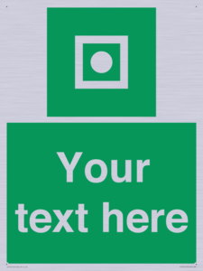 Custom sign safe condition Shipboard general alarm